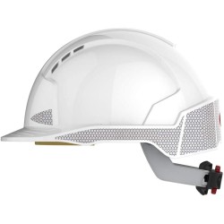 Casque à cliquet JSP AJB170-400-100 EVOLite CR2, avec aérations, blanc - JSP - AJB170–400–100
