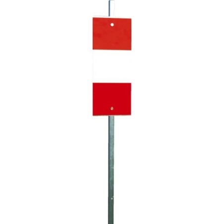 Piquet de chantier K5b simple face rétroreflechissante - Taliaplast - 520101