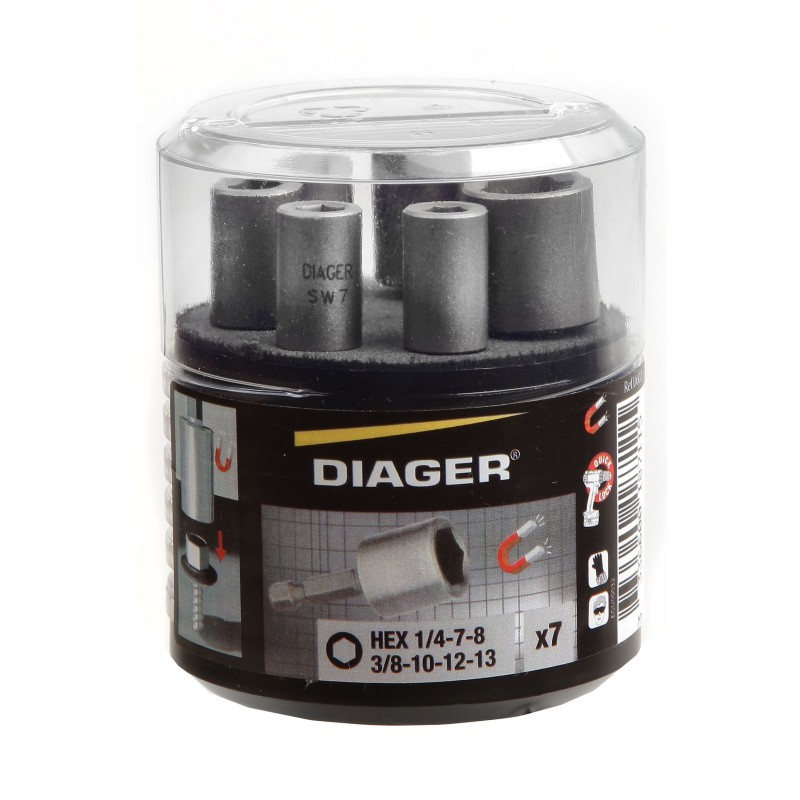 Kit douilles magnétique Pro - DIAGER - U602