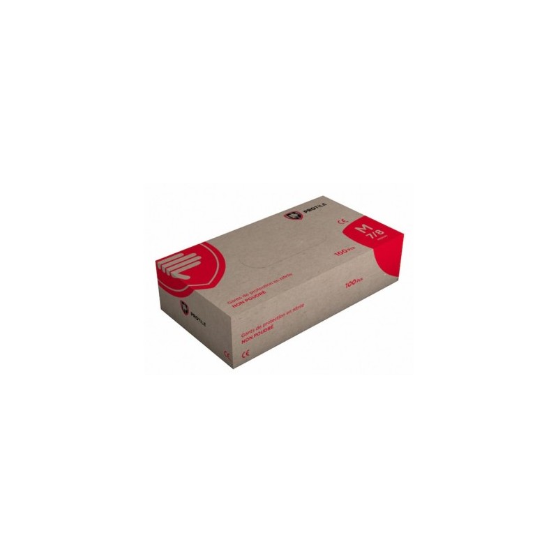 Boite de 100 gants jetables nitrile bleu non poudrés - Manusweet -  PROTILE+