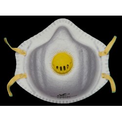 Boite de 12 masques coque FFP2 avec soupape - Uvex - 8739511