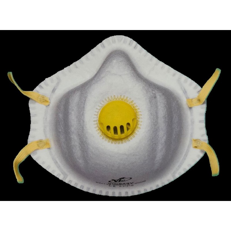 Boite de 12 masques coque FFP2 avec soupape - Uvex - 8739511