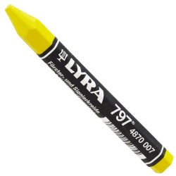 Craie forestière de marquage Lyra 797 longueur 120 mm coloris jaune - Lyra - 4870007