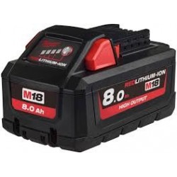 Batterie 18V 8Ah M18 HB8 - MILWAUKEE - 4932471070