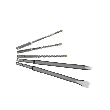 Set 3 forets béton + 2 burins SDS-Plus - MILWAUKEE - 4932430002