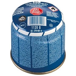 Cartouche de gaz perçable butane 190 g avec système de sécurité "Stop Gaz" - KEMPER - 1120B