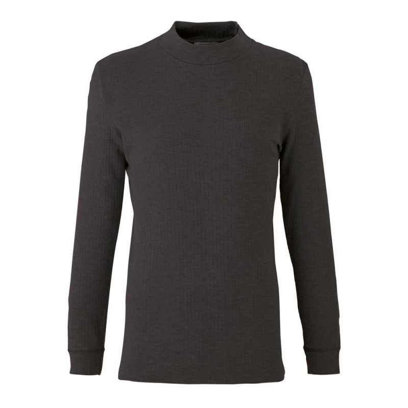 T-Shirt col montant Homme manches longues Noir - Damart Pro - 39723