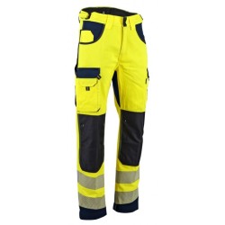 Pantalon Haute Visibilité Bicolore Jaune / Marine - LMA - DEFENSE