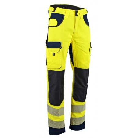 Pantalon Haute Visibilité Bicolore Jaune / Marine - LMA - DEFENSE