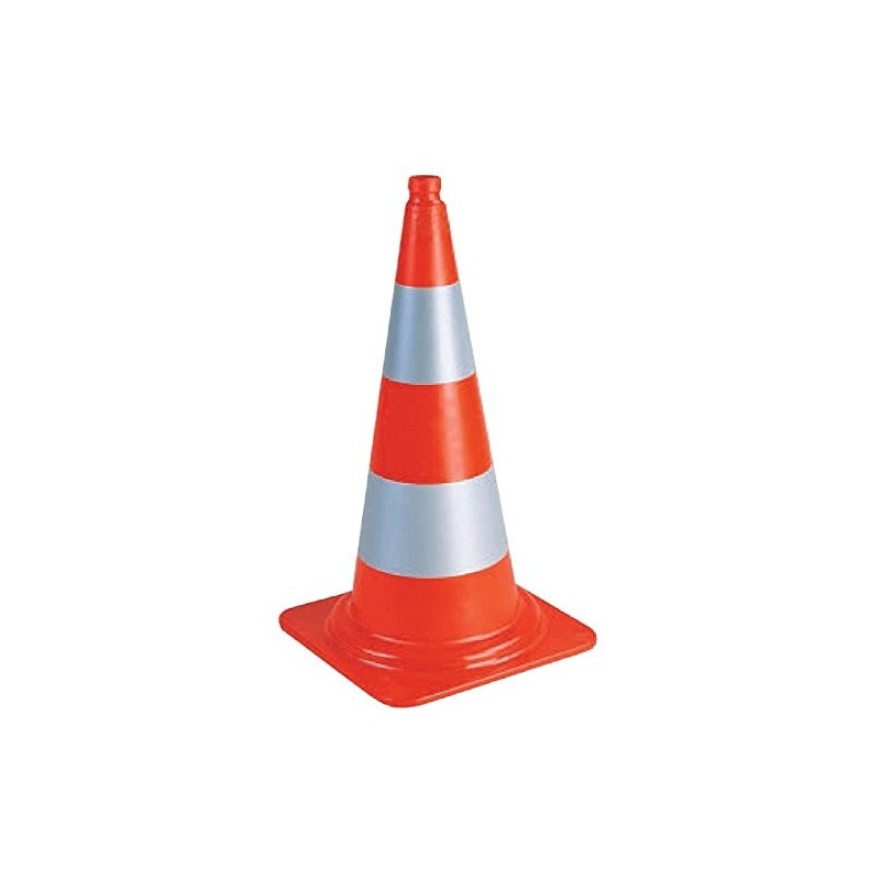 Cône de chantier K5a 75cm - 3.1kg - Vinmer - B 75BR