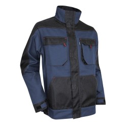 Veste de travail Bleu Blanc - LMA - 2169