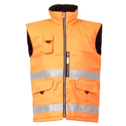 Gilet matelassé de haute visibilité Milan Orange - SEYNTEX - 670010