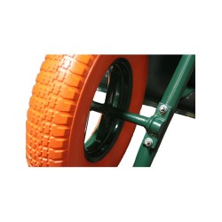 Brouette tubulaire pro avec roue increvable - Keli - 100700