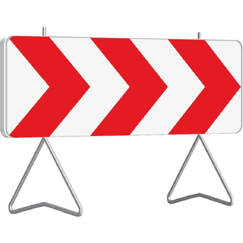 Panneau de signalisation K8 1500x500 classe 1 avec support - Taliaplast - 526801