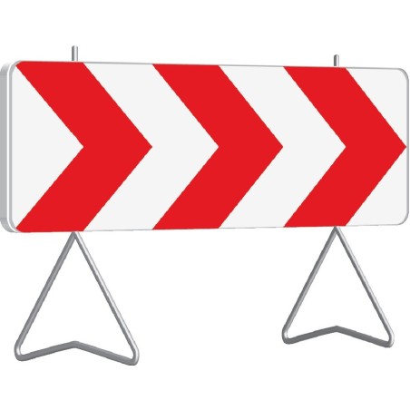 Panneau de signalisation K8 1500x500 classe 1 avec support - Taliaplast - 526801
