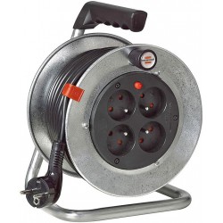 Enrouleur de câble Baby Silver 15m H05VV-F 3G1,5 - Brennenstuhl - 1207711