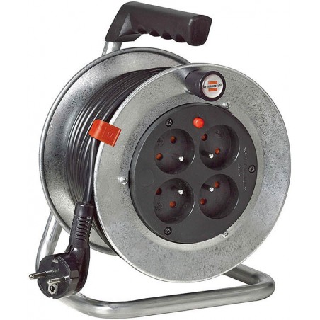 Enrouleur de câble Baby Silver 15m H05VV-F 3G1,5 - Brennenstuhl - 1207711