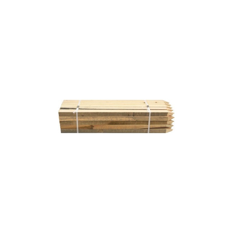 Piquet de chantier bois 80cm (30x30mm) - ASM - 23025