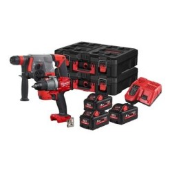 PowerPack 2 outils | Perceuse à percussion M18 FPD2 + 1 Perfo-burineur M18 CHX - MILWAUKEE - M18 FPP2M2-553P