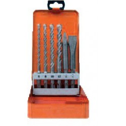 Coffret de forets et burins court SDS PLUS - SCHILL/S2F - 83841