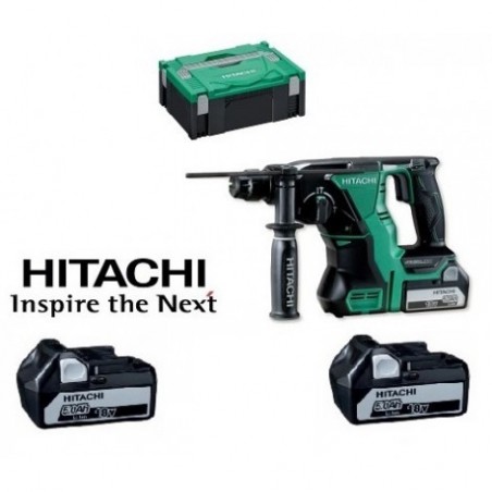 Perforateur 26mm SDS-Plus 18V 5Ah Li-ion - HITACHI - DH18DBL 5A