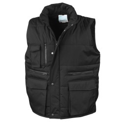 Gilet sans manches de travail matelassé - Result - R127X Noir
